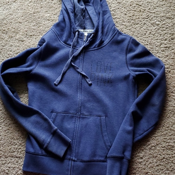 Navy blue zip up hoodie - Picture 1 of 2
